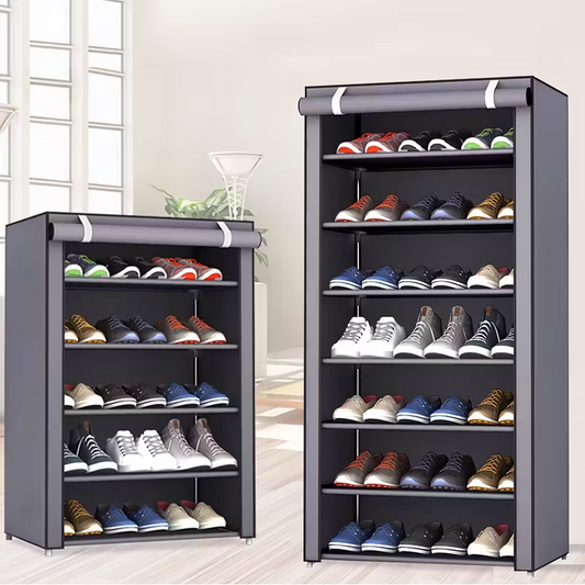 Multi-functional 10-layer shoe rack (can be freely disassembled into any number of layers) - Easy to V1105-YAXJ-01
