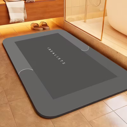 1 piece of super absorbent bathroom mat (50cm * 80cm) - Quick-drying anti-slip floor mat, soft and V1105-YAYSDD-003