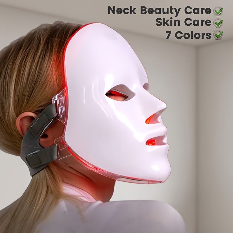 7-Color LED Light Therapy Facial Mask for Skin Rejuvenation V1106-110-91482