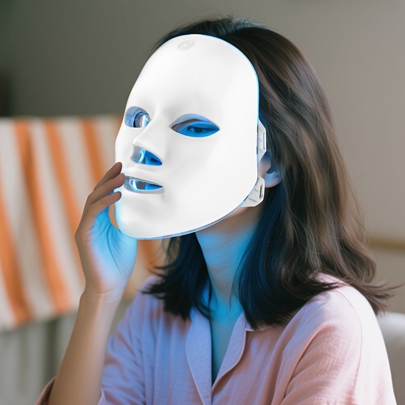 7-Color LED Light Therapy Facial Mask for Skin Rejuvenation V1106-110-91482