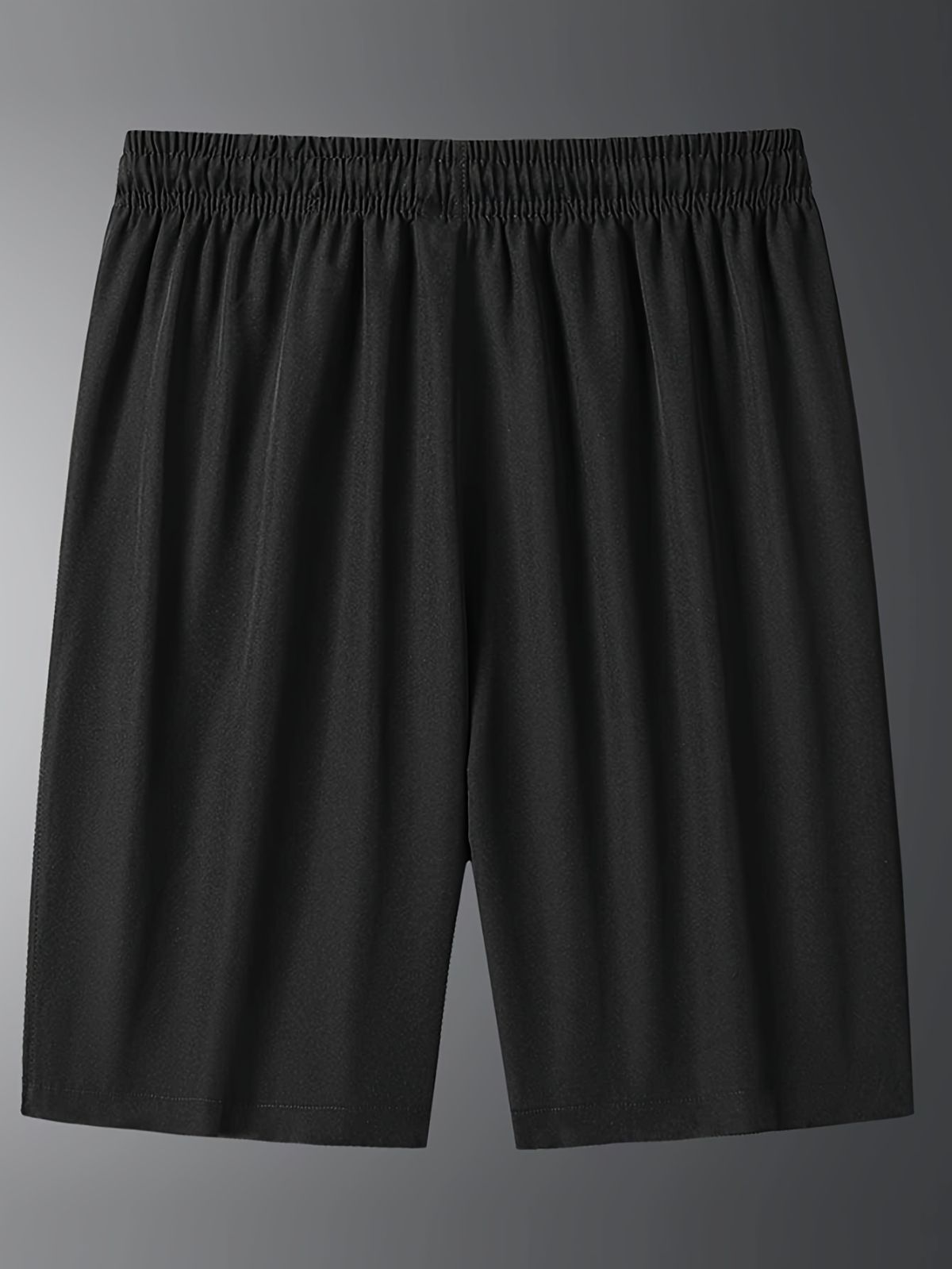 Men'S Athletic Shorts Gym Shorts Running Shorts Side Pocket Shorts Zippered - Gray - Size M