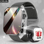 Unisex Smart Watch Stainless Steel Strap Fitness Tracker Call Reminder Message - Black - Size 01