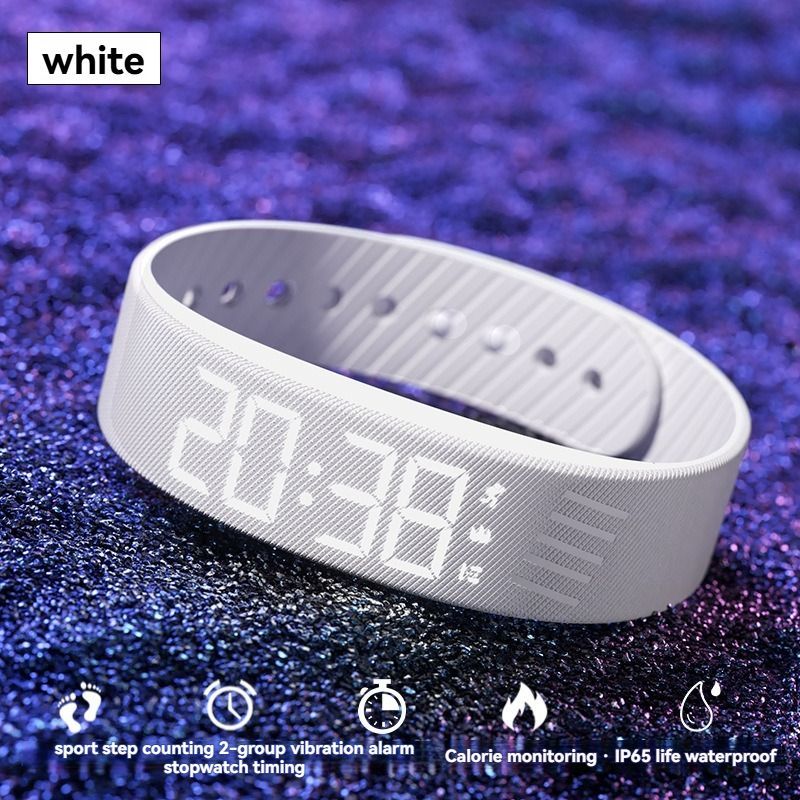 Women'S Watch Multifunctional Watch Alarm Watch Pedometer Watch Timer Watch - Black - Size 01