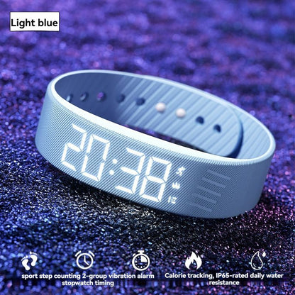 Women'S Watch Multifunctional Watch Alarm Watch Pedometer Watch Timer Watch - Blue - Size 01