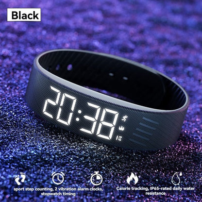 Women'S Watch Multifunctional Watch Alarm Watch Pedometer Watch Timer Watch - light blue - Size 01