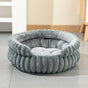 Grey Plush Cat Bed - Soft, Cozy & Durable Cat Furniture V1106-DSZ-001-0003