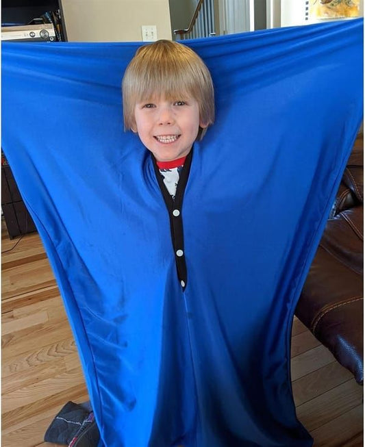 Blue Wellness Blanket - Soft Comfort for Relaxation and Travel V1106-DSZ-001-100QEWDW