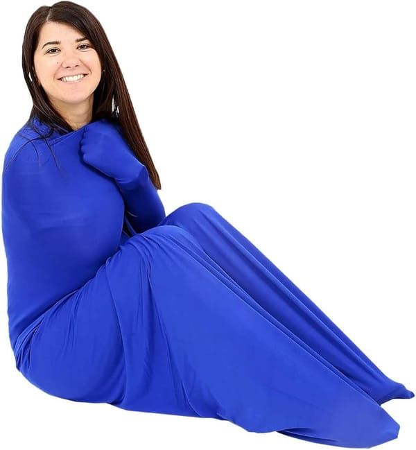Blue Wellness Blanket - Soft Comfort for Relaxation and Travel V1106-DSZ-001-100QEWDW