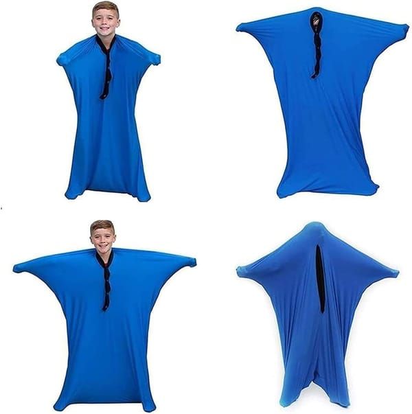 Blue Wellness Blanket - Soft Comfort for Relaxation and Travel V1106-DSZ-001-100QEWDW