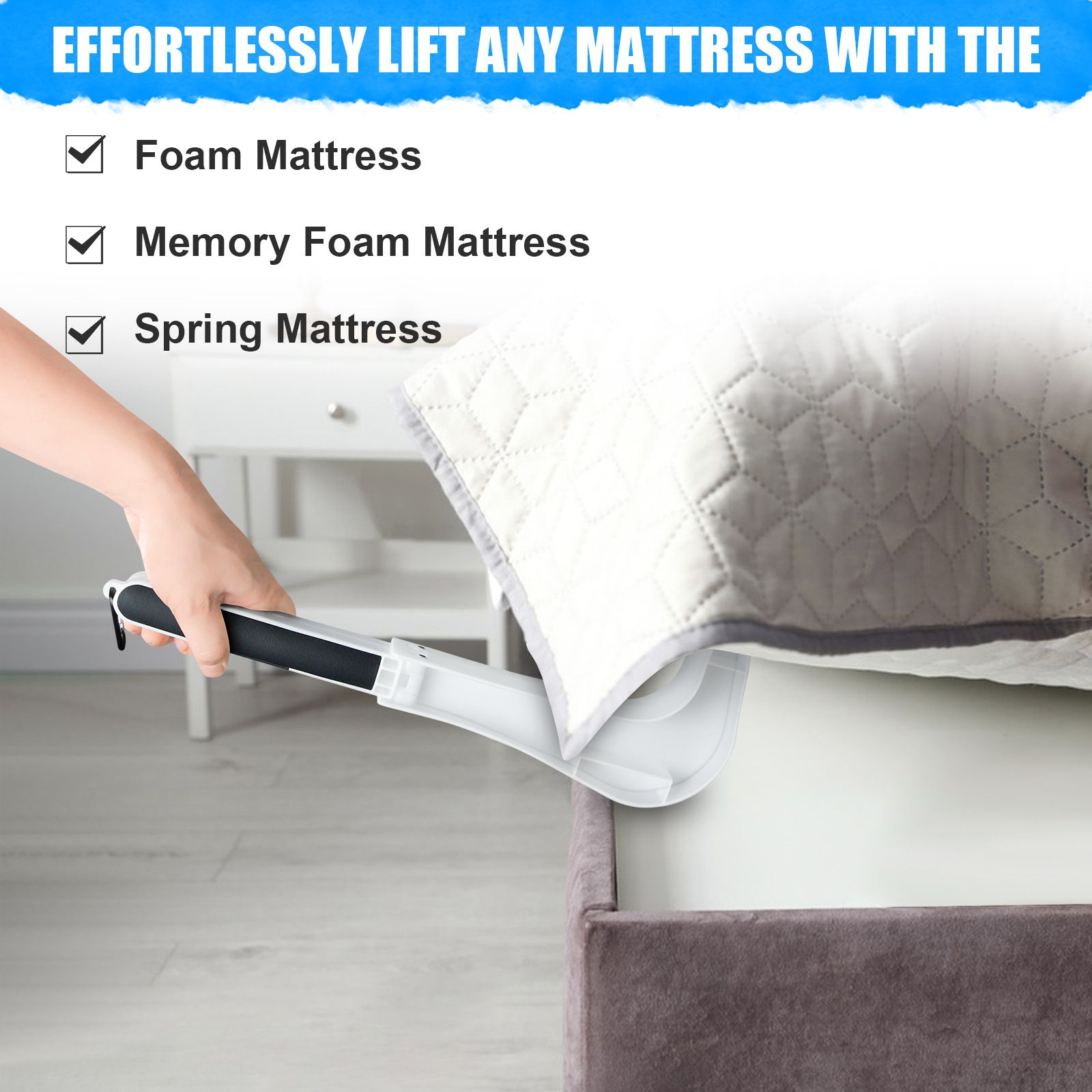 Industrial-grade mattress lift mattress lifting solution and durable tool, help to make no-pressure bed ABS, V1106-DSZ-001-12