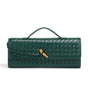 Green Woven Leather Women's Handbag V1106-DSZ-001-12354