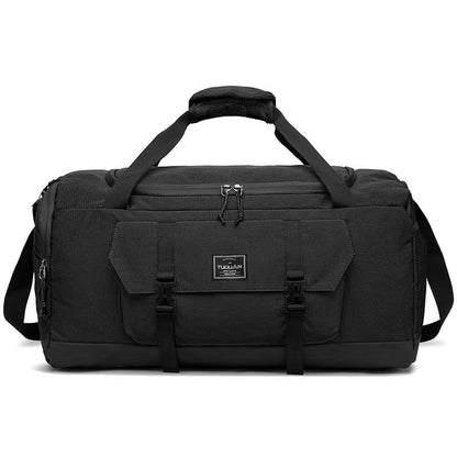 Black TUCUAN Travel Duffel Bag V1106-DSZ-001-1239