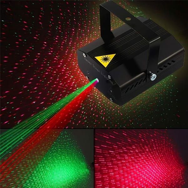 Laser Stage Lighting System with Remote, DMX, and RGB Effects V1106-DSZ-001-124