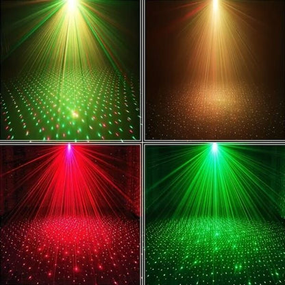 Laser Stage Lighting System with Remote, DMX, and RGB Effects V1106-DSZ-001-124