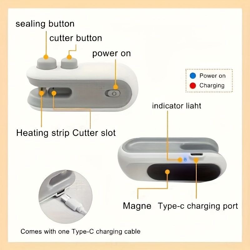 Portable Sealing Machine V1106-DSZ-001-JHGFD
