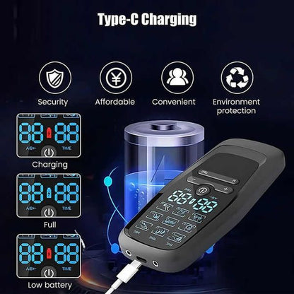 8-Pad Digital Electric Massager with EMS, TENS & MSG V1106-DSZ-001-WDFQ