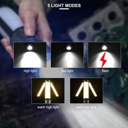 Multifunctional Telescopic Camping Light - Portable LED Lamp V1106-DSZ-001-XFGUI