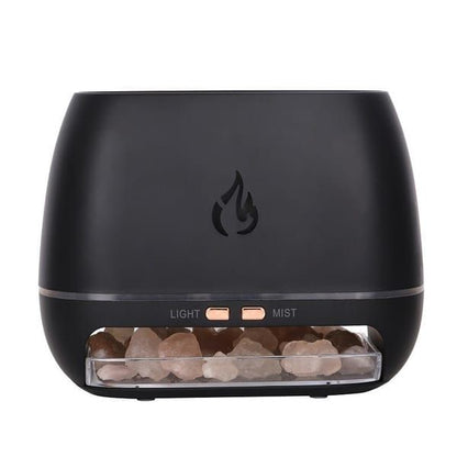 Black Aroma Diffuser with Himalayan Salt Stones V1106-DSZ-ARO-0016