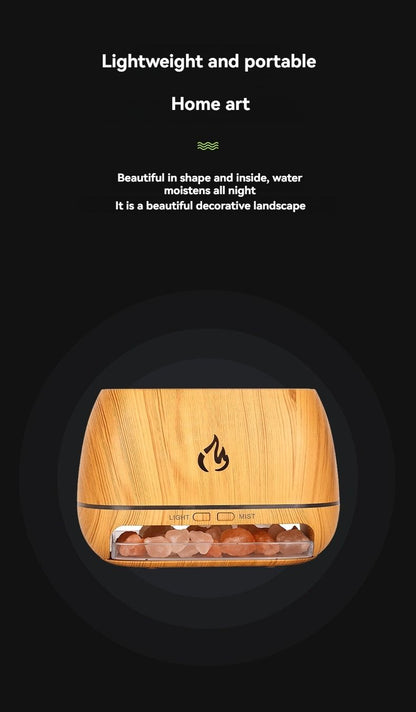 Black Aroma Diffuser with Himalayan Salt Stones V1106-DSZ-ARO-0016