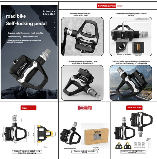 High - Quality PD - R97P Bicycle Pedals, Compatible with SHIMANO SPD- SL system - Hot Selling! Free Shipping V1106-DSZ-BIC-001
