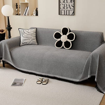 Black 180x340cm Blanket for Sofa and Bed V1106-DSZ-BLK-1834QWE
