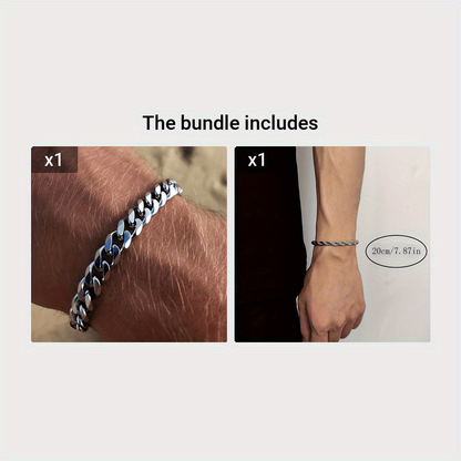 Elegant Chain Bracelet - Timeless Style V1106-DSZ-BR-100