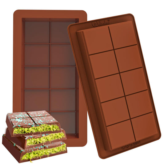 3 pieces silicone Dubai chocolate 8-slot mold food-grade silicone diy heat-resistant easy-to-remove baking V1106-DSZ-CHO-001