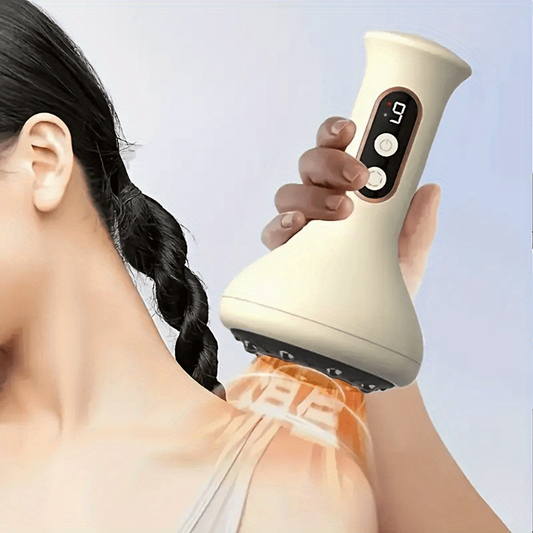 USB rechargeable intelligent nine-speed adjustable cupping massager, home electric cupping scraping massage V1106-DSZ-CUP-001