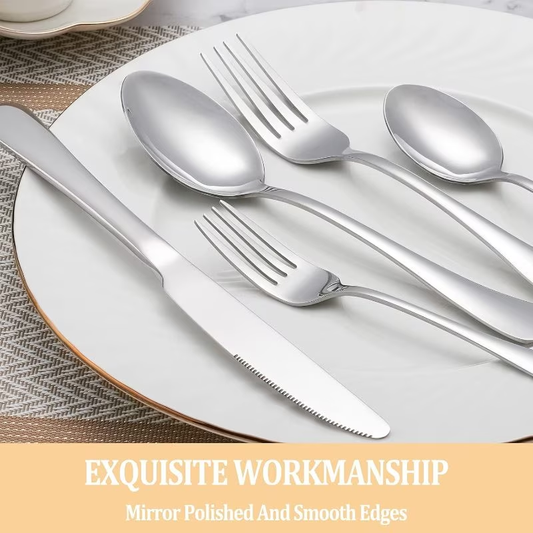 Premium Stainless - Steel Cutlery Set - 5 - Piece, Hot - Selling! Free Shipping V1106-DSZ-CUT-001