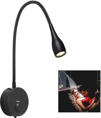 Flexible USB - Powered Bedside Reading Lamp - High - Quality & Trendy V1106-DSZ-LAMP-001