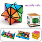 Infinite Cube - 3D Hexagonal Puzzle Toy, Space Geometry Flip Toy, Enhance Brain Ability and Relax, Mixed V1106-DSZ-MAG-001