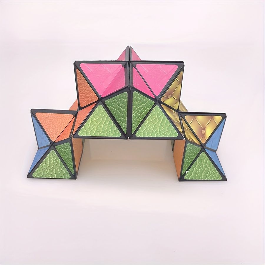 Infinite Cube - 3D Hexagonal Puzzle Toy, Space Geometry Flip Toy, Enhance Brain Ability and Relax, Mixed V1106-DSZ-MAG-001