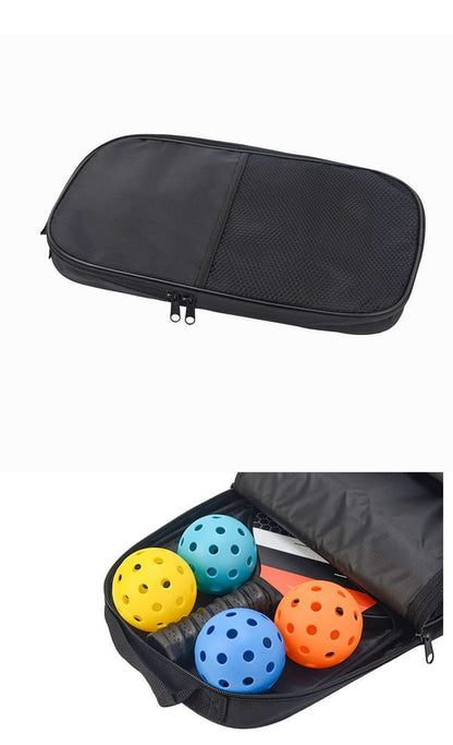 Deep Blue Pickleball Set: 2 Paddles, 4 Balls, Carrying Bag V1106-DSZ-PB-089