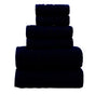 6-Piece Black Towel Set - Soft, Absorbent & Stylish Bathroom Linens V1106-DSZ-XXX-NJI