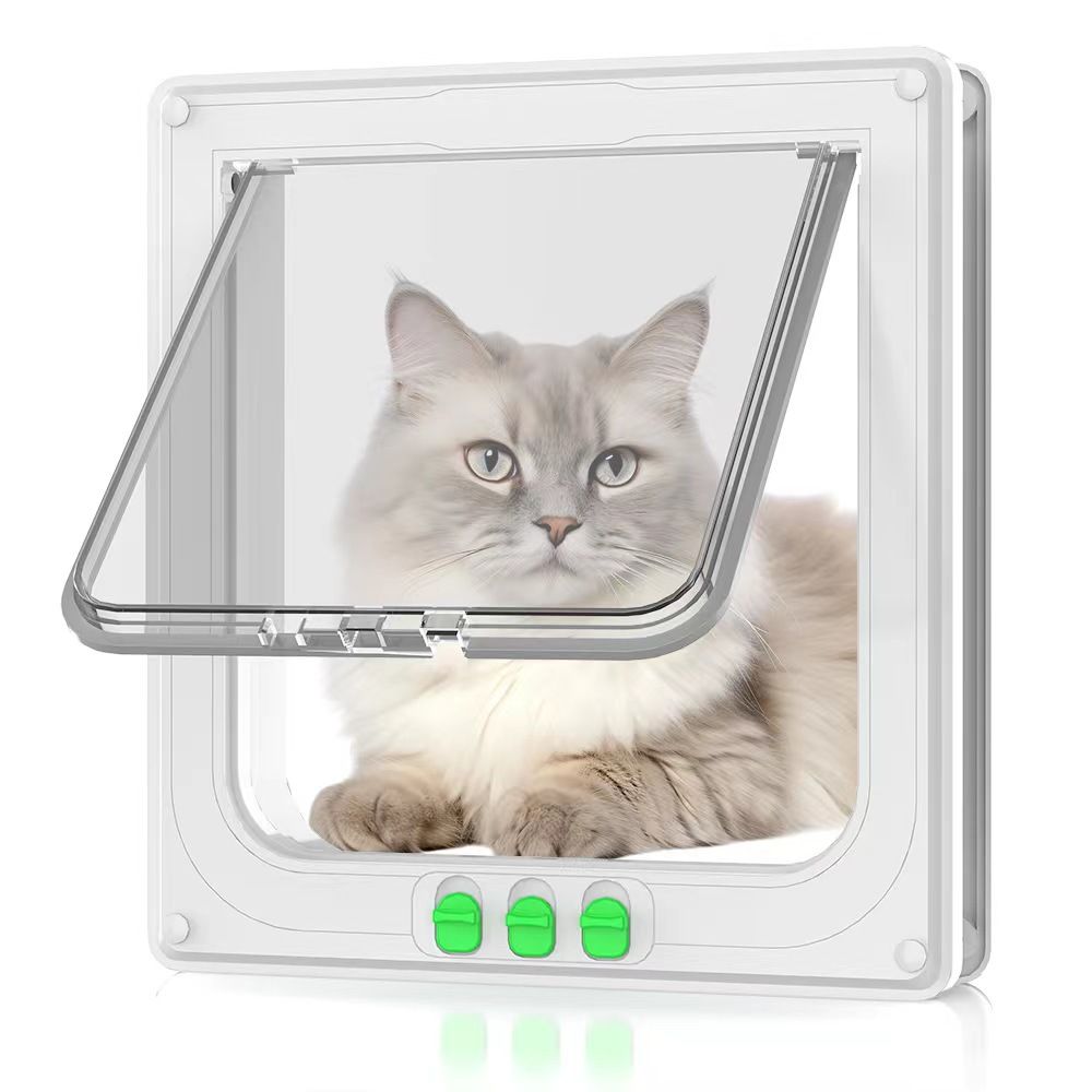 24x245cm Cat Door with Transparent Flap V1106-DSZ-XXX-NNNGFDGB
