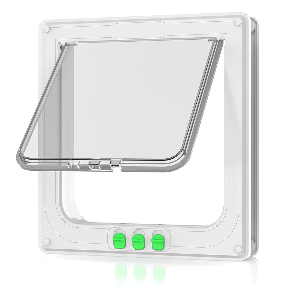 24x245cm Cat Door with Transparent Flap V1106-DSZ-XXX-NNNGFDGB