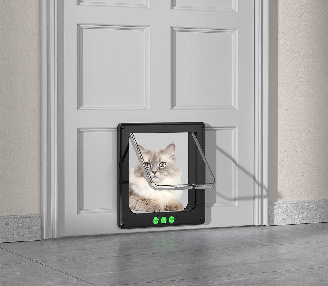 24x245cm Cat Door with Transparent Flap V1106-DSZ-XXX-NNNGFDGB