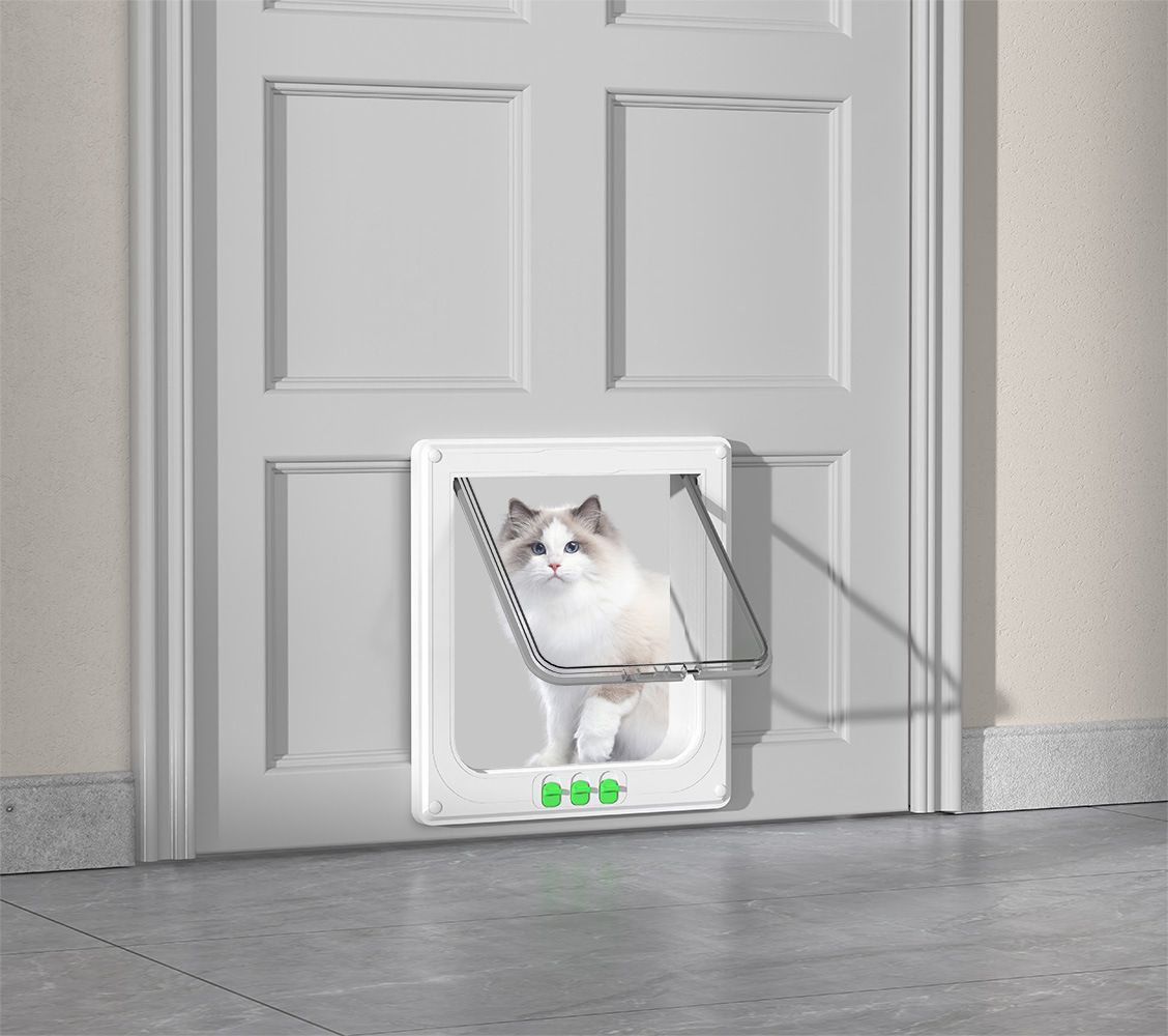 24x245cm Cat Door with Transparent Flap V1106-DSZ-XXX-NNNGFDGB