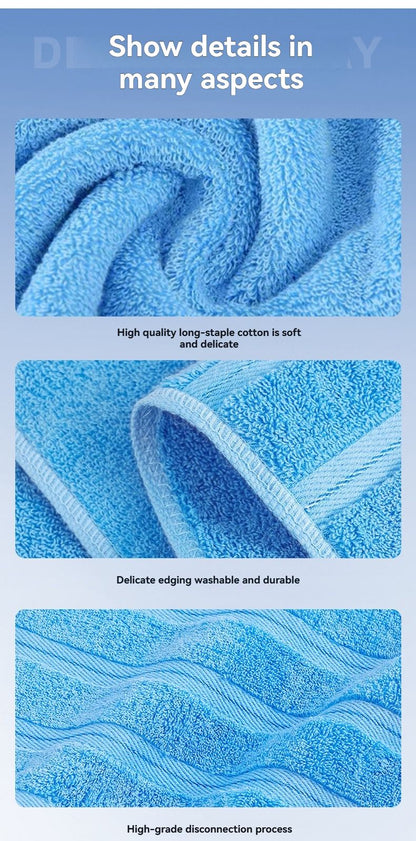 6-Piece Purple Towel Set for Bathroom, Soft & Absorbent Cotton Towels V1106-DSZ-XXX-NNNSDCV