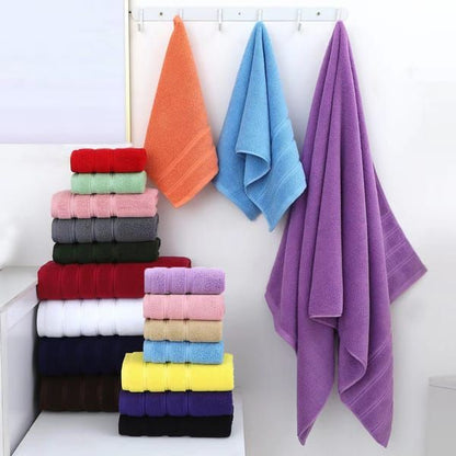 6-Piece Purple Towel Set for Bathroom, Soft & Absorbent Cotton Towels V1106-DSZ-XXX-NNNSDCV