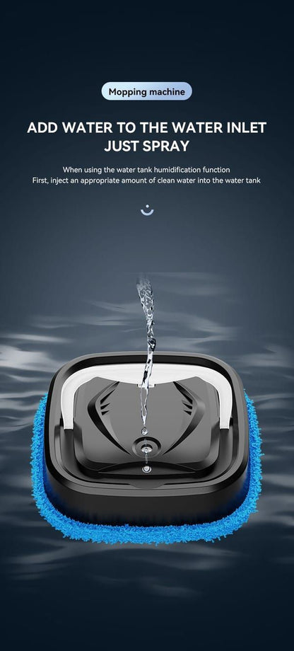 Black P6 Smart Robot Mop and Floor Cleaner