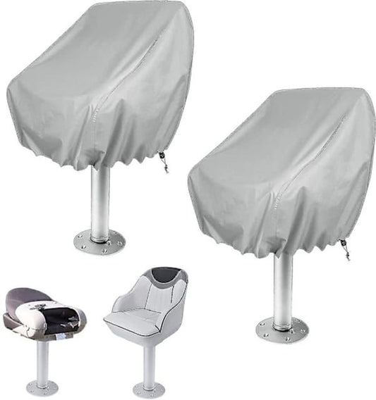 2 - Piece Outdoor Yacht Oxford - Cloth Waterproof Seat Covers - Captain & Rear! | Hot - Sell V1106-DSZ-YCH-001