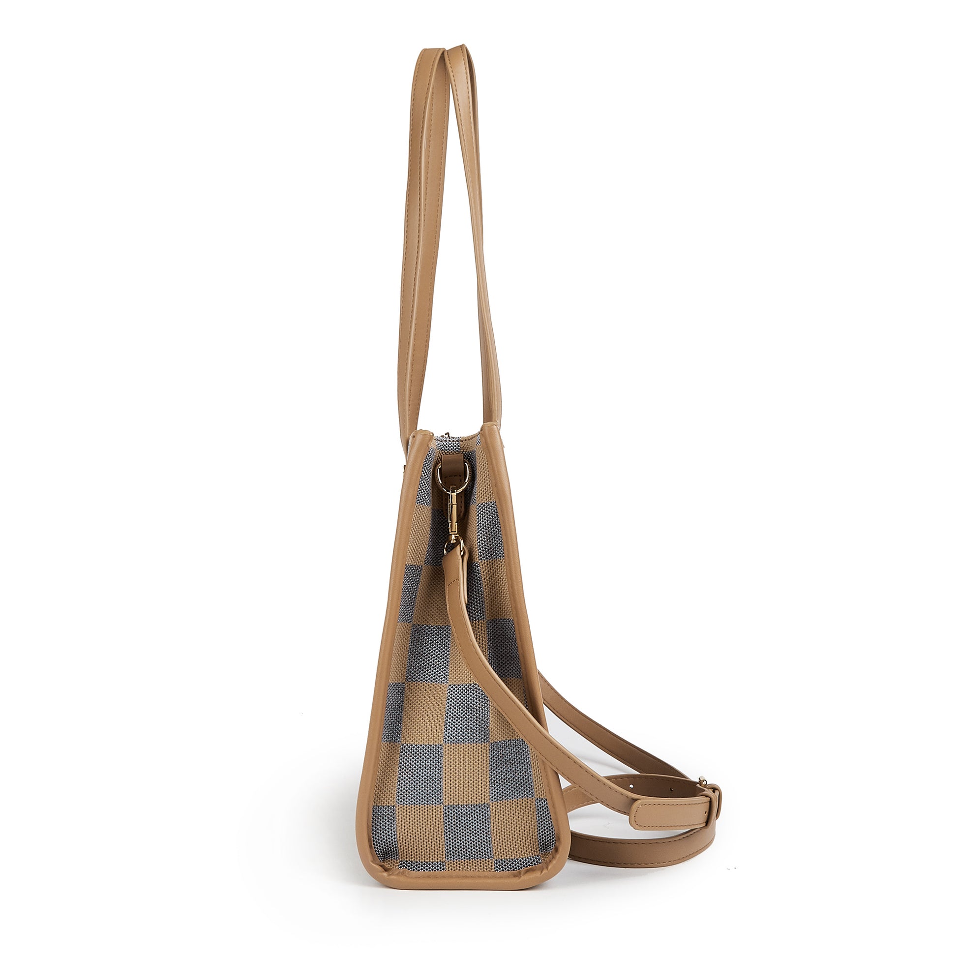 Commuter tote bag | dual-purpose handbag and shoulder bag, can hold a computer, documents, and coffee, gentle V1106-HEBB-004