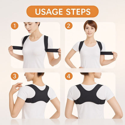 Ergonomic Posture Corrector for Perfect Poise V1106-HEBD-0011