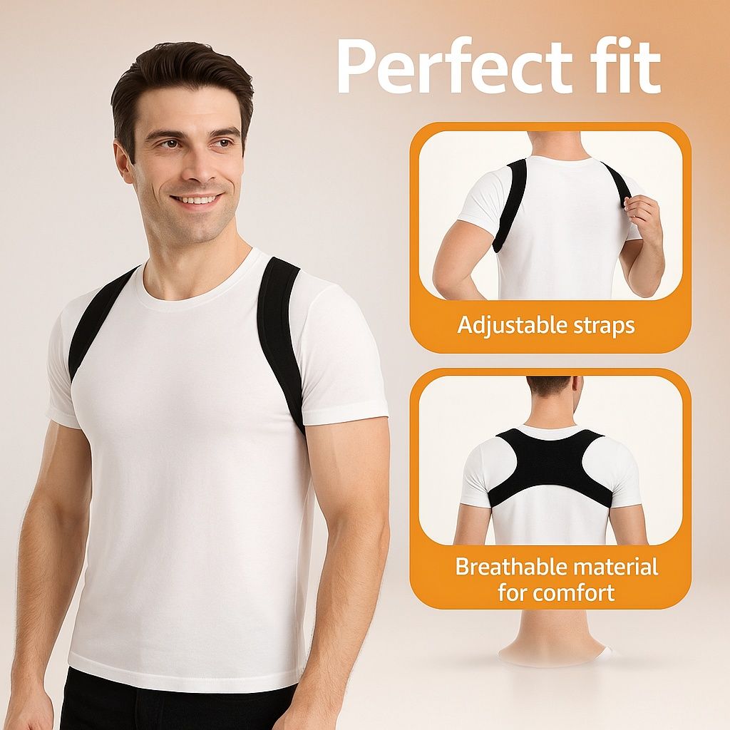 Ergonomic Posture Corrector for Perfect Poise V1106-HEBD-0011