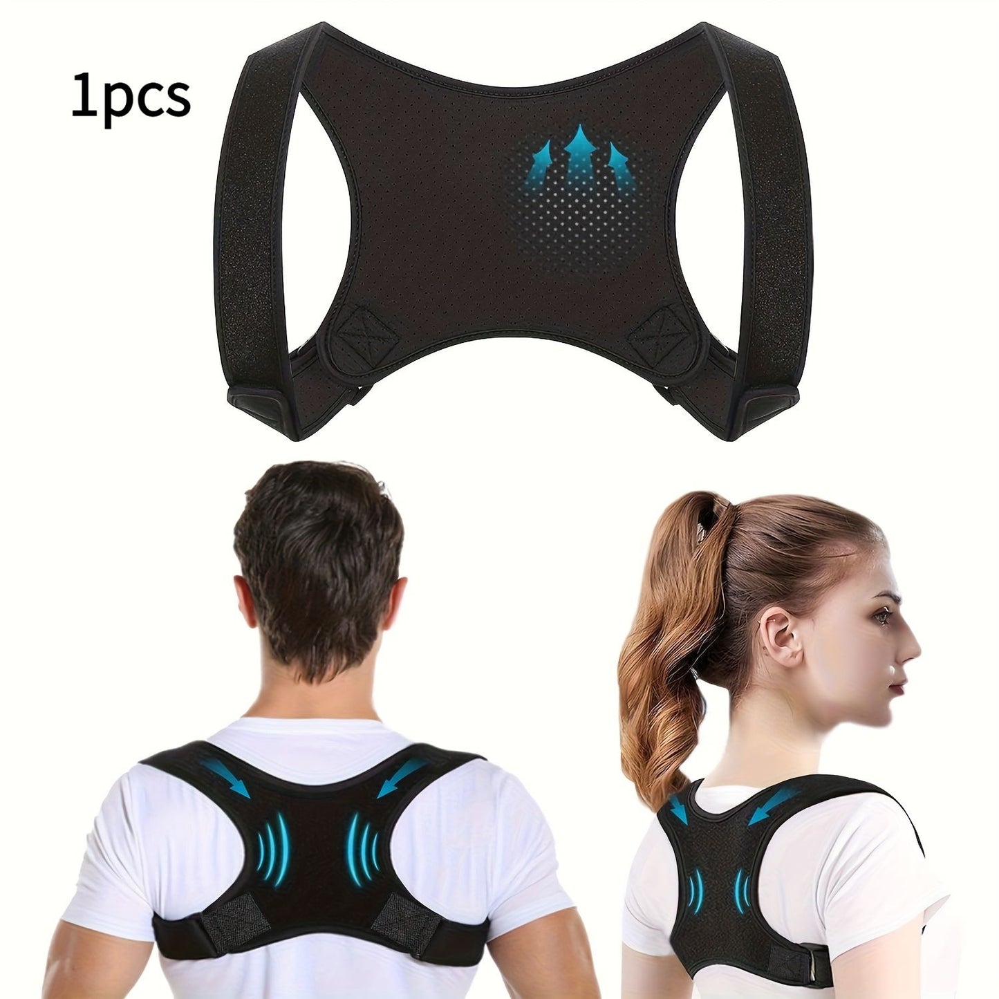 Ergonomic Posture Corrector for Perfect Poise V1106-HEBD-0011