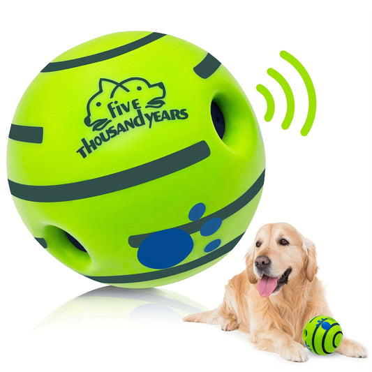 Interactive dog toy, sound ball, rolling, barking, dog self-entertainment, dog boredom relief, V1106-HECW-003