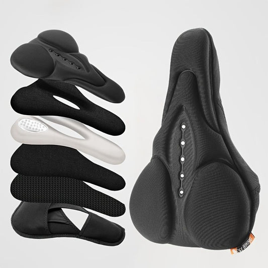 WEST BIKING bicycle seat cover Comfortable and breathable seat cover Soft sponge bicycle seat V1106-HEDC-002