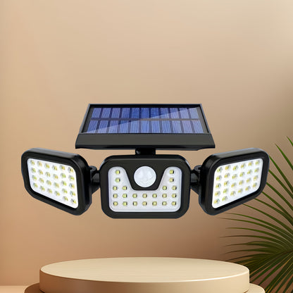 74 LED solar sensor lights with motion sensor, 3 brightness modes, outdoor wall lights, suitable for front V1106-HEDJ-004