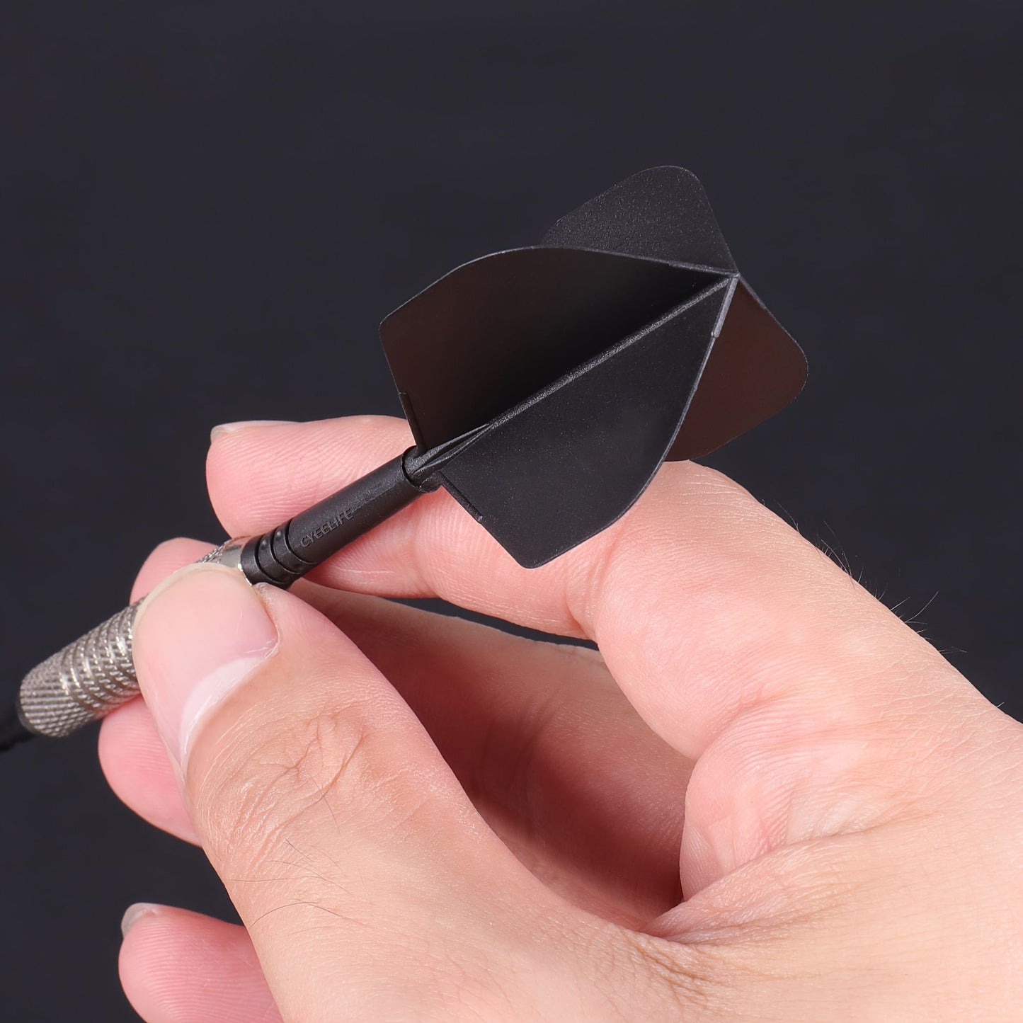 WEDARTER flying dart tail fin cross-border hot sale 2BA threaded integrated modified PP tough plastic V1106-HEFB-001